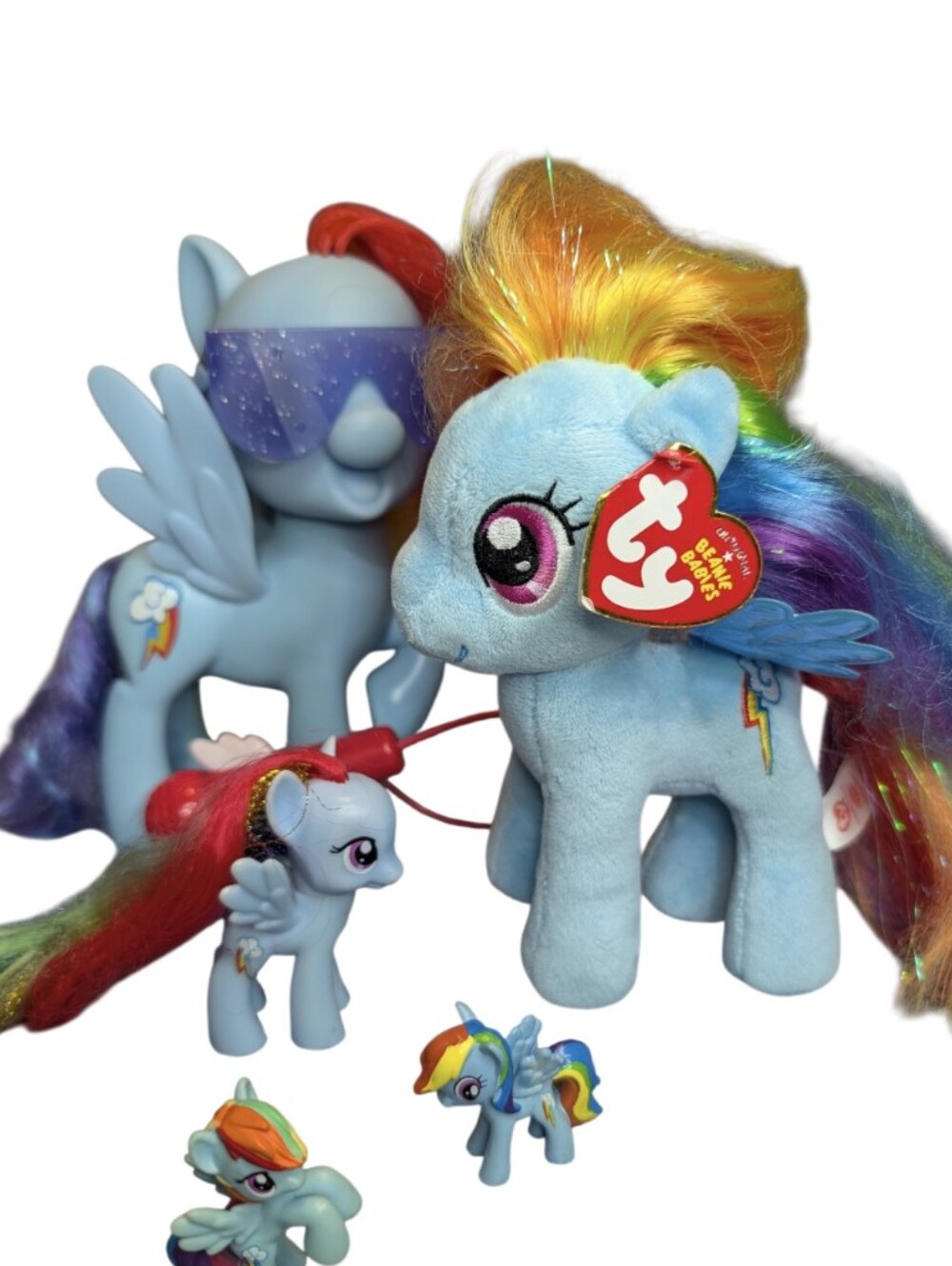 My Little Pony MLP Rainbow Dash Singing Pony, TY Plush, Brushable & Mini Ponies
